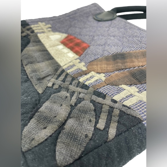 New Handmade Satchel Bag Purse Quilted new - Picture 5 of 12